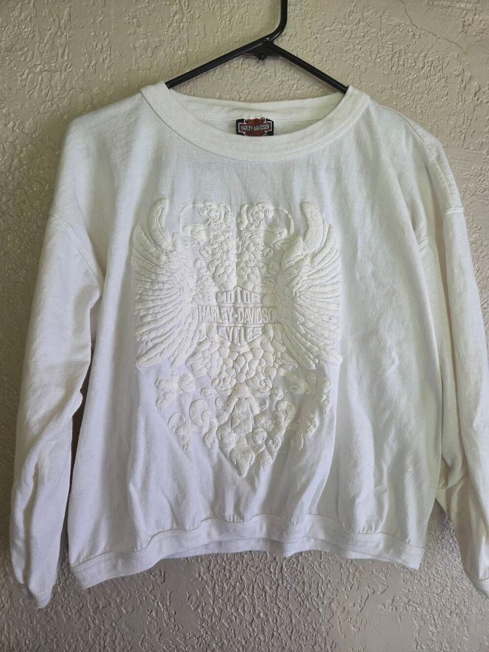 Vintage 1980's Harley Davidson Puff Print Crewneck Sweatshirt